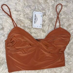 NWT🤍Shiny knit cami top